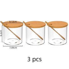 Load image into Gallery viewer, 3 PCS Glass Storage Set
