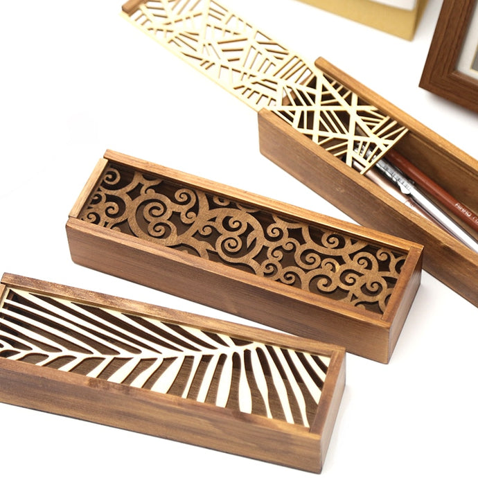 Hollow Wooden Storage Box 4 Creative Styles